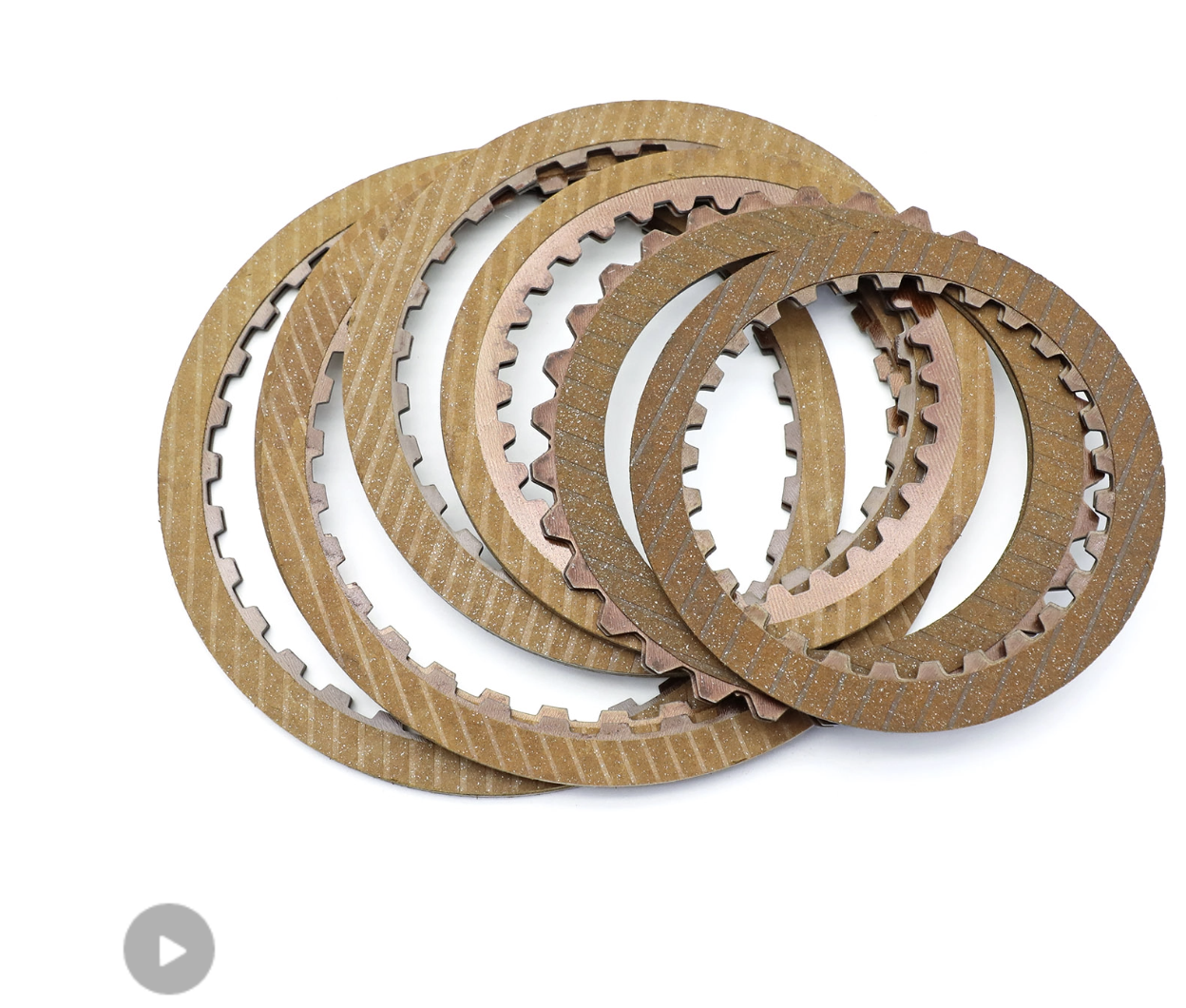 High quality paper-based material for wet friction plates in gearboxes