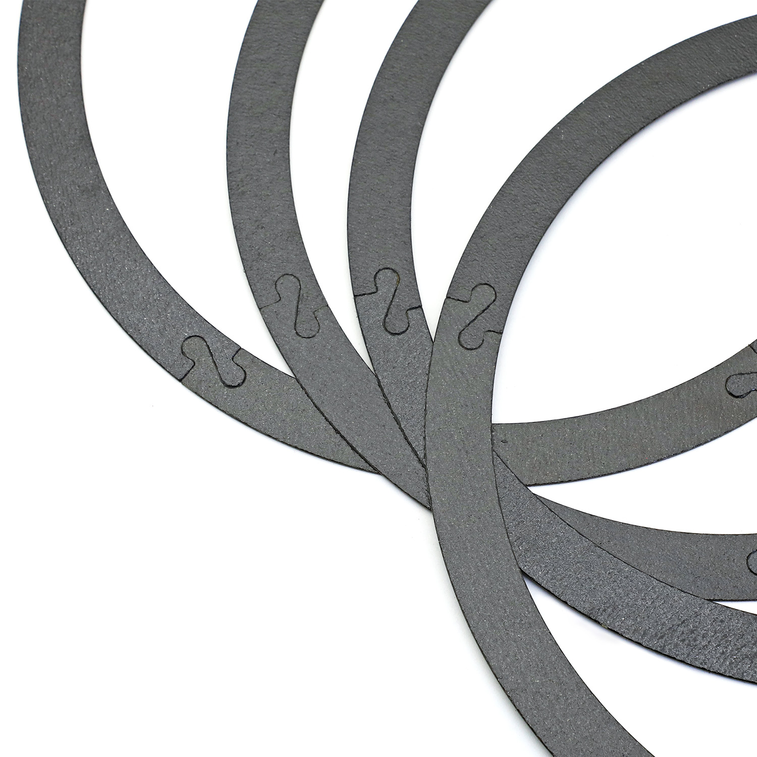 1.Efficient Torque Transfer:The double-sided friction plate design ensures efficient torque transfer, reducing energy loss and improving overall vehicle performance, especially under high-torque conditions. 2.Enhanced Fuel Economy:By eliminating slippage in the torque converter, the friction plate helps increase fuel efficiency, reducing wasted energy and heat, which results in better miles per gallon (MPG), especially during steady-state cruising. 3.Improved Driving Experience:The friction plate provides smoother operation by offering consistent torque transfer, enhancing driving stability and delivering a more responsive driving experience for both city and highway conditions. 4.Temperature Resilience:Designed to withstand extreme temperatures ranging from -40°C to 250°C, this friction plate ensures reliable performance even in the harshest driving conditions, preventing overheating and maintaining optimal performance. 5.Reduced Transmission Strain:By optimizing friction, the friction plate reduces stress on transmission components, promoting longer-lasting transmission life and reducing the need for costly repairs. 6.Reliable High-Torque Handling:The friction plate is engineered to handle high-torque loads, making it suitable for both city traffic and long highway drives, ensuring reliability and stability during all driving scenarios. 7.Enhanced Control and Safety:By providing precise and responsive torque transfer, the friction plate improves vehicle control, making the driving experience safer and more enjoyable, especially during acceleration and deceleration.These performance benefits make the Torque Converter Lockup Clutch Friction Rings a critical component for improved fuel efficiency, vehicle performance, and transmission durability.