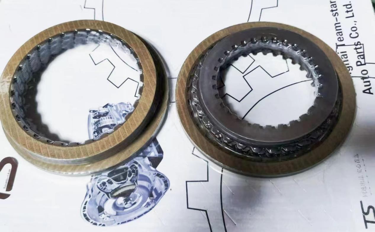 Friction disc clutch plate