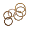 High quality paper-based material for wet friction plates in gearboxes